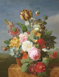 Bouquet of Flowers in a Vase